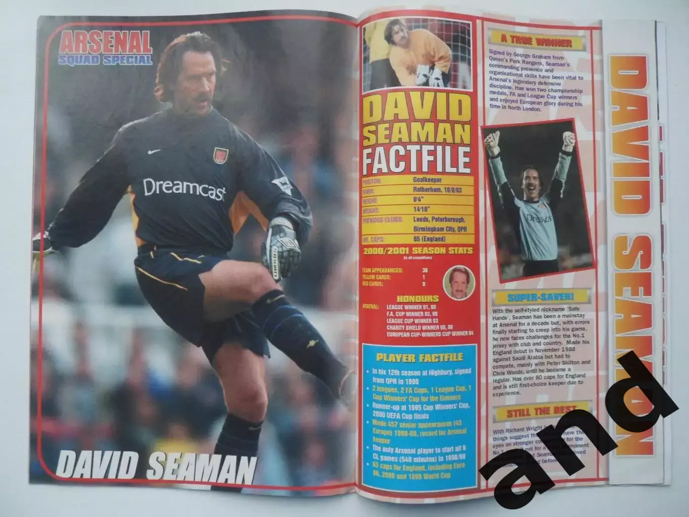 клубный журнал Арсенал Arsenal (постеры игроков) 4