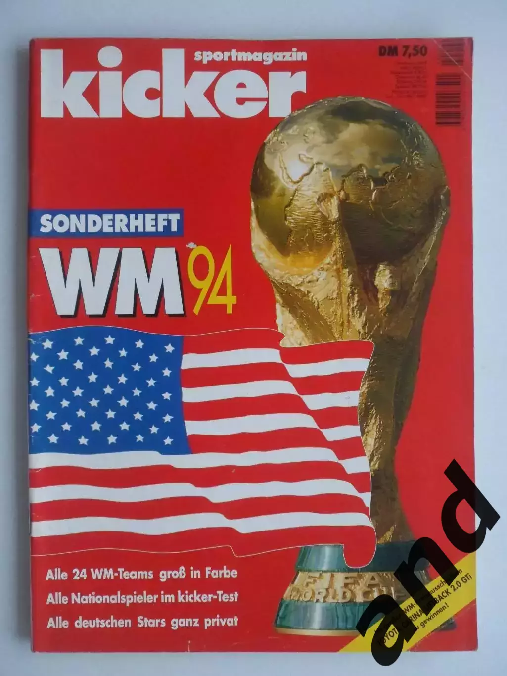 Kicker (спецвыпуск) - чемпионат мира 1994 (постеры всех команд)