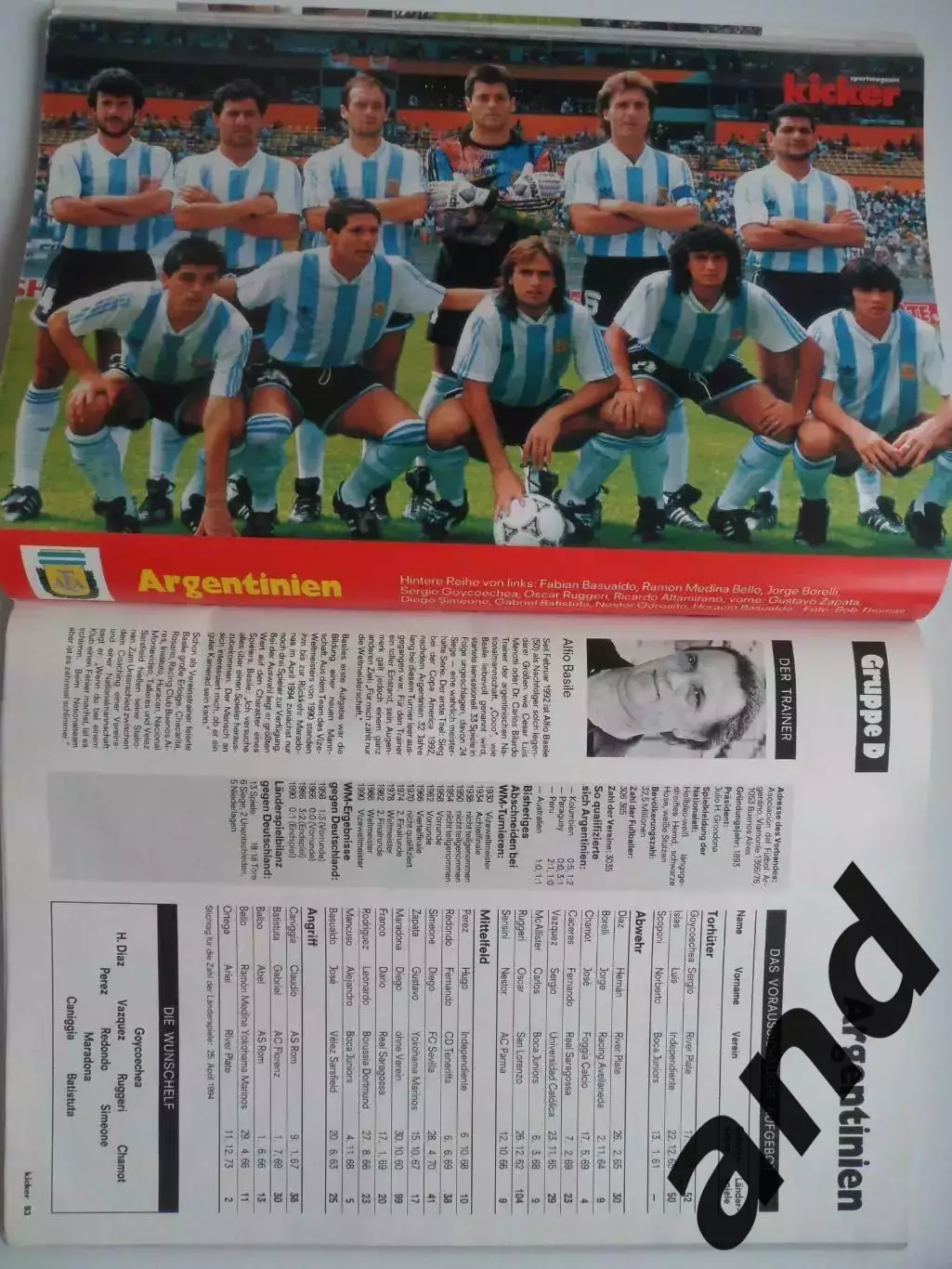 Kicker (спецвыпуск) - чемпионат мира 1994 (постеры всех команд) 2