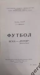 26 ЦСКА Москва ротор Волгоград 1989 кубок ссср