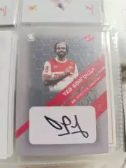 Тео бонгонда .Спартак Москва.карта с автографом вид 2