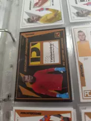 Александр Максименко Спартак Москва .карта с куском игровой джерси вид 1