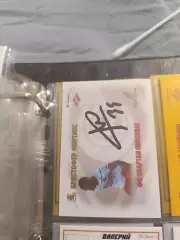 Кристофер мартинс . Спартак Москва.карта с автографом вид 2