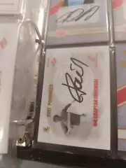 Олег Романцев .Спартак Москва.карта с автографом вид 2