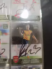 Андрей Аршавин Россия зенит. Санкт Петербург арсенал Карта. с автографом вид 4