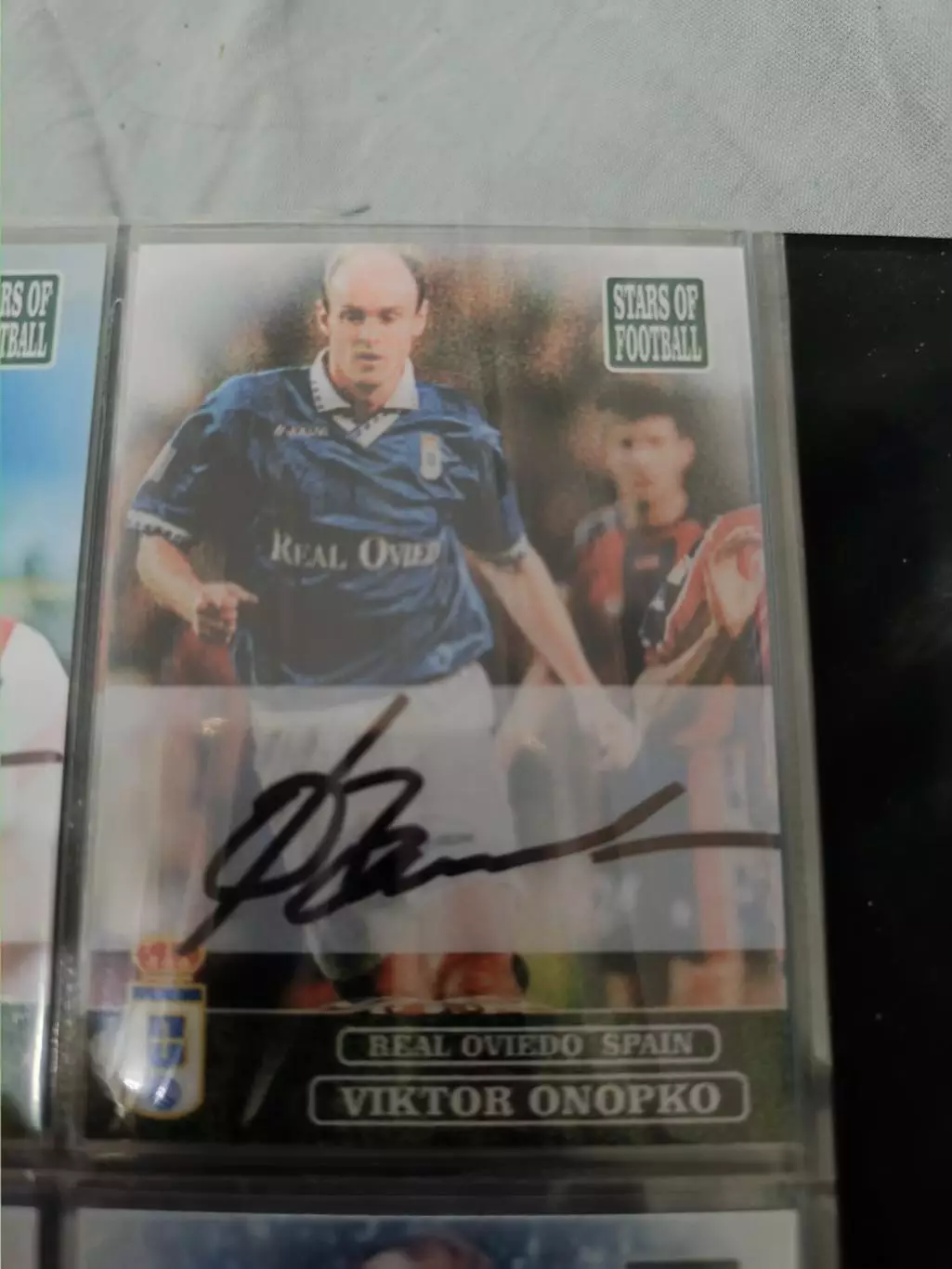 Виктор Онопко Россия Спартак ЦСКА Москва. Карта. с автографом вид 3