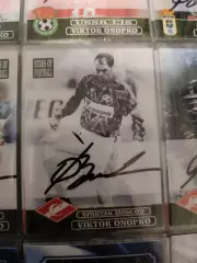 Виктор Онопко Россия Спартак ЦСКА Москва. Карта. с автографом вид 5