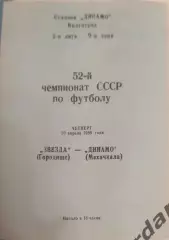 30 звезда городище Динамо Махачкала 1989
