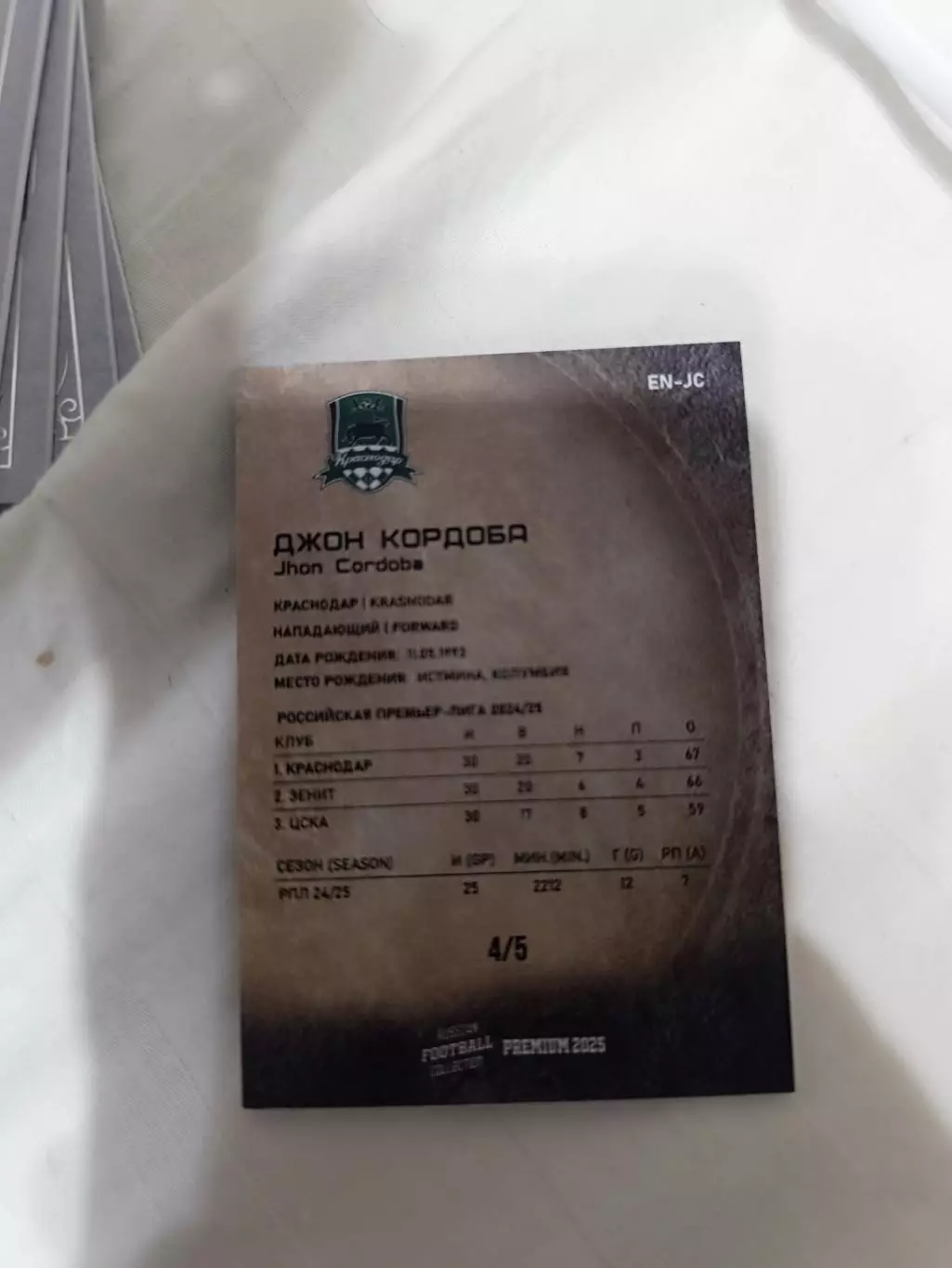 Джон Кордоба Краснодар 4/5 1