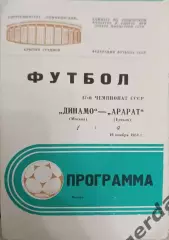 46 Динамо Москва Арарат ереван 1984