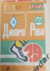 46 Динамо Минск раба это Венгрия 1983 уефа