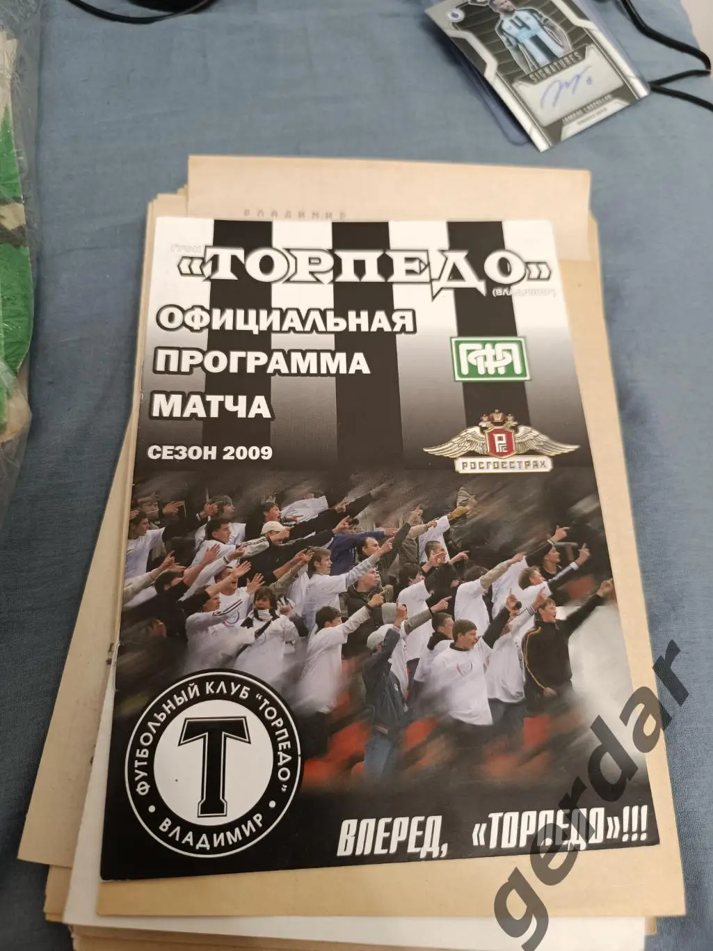 51 торпедо Владимир спортакадемклуб Москва 2009