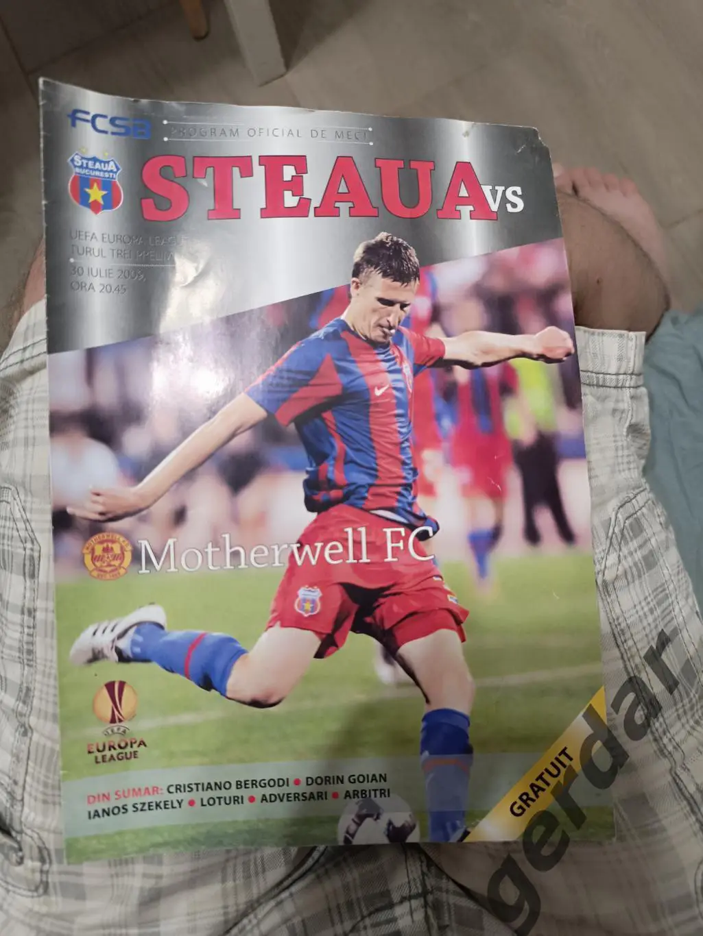 79 Стяуа (Румыния) - Мотеруэлл (Шотландия) 2009 лига европы
