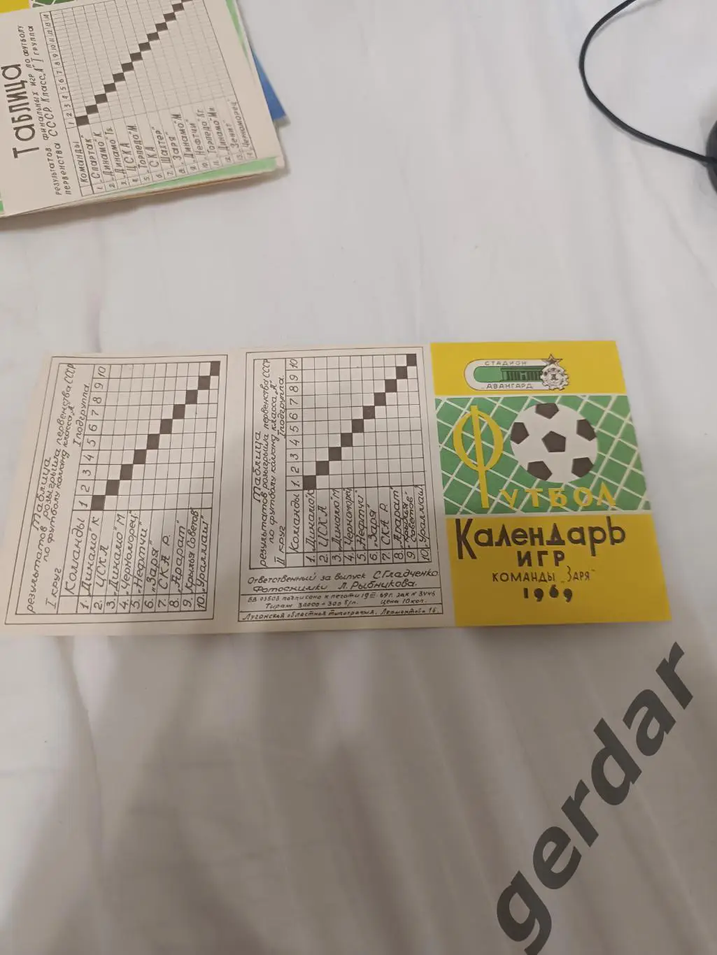 83 заря Луганск 1969