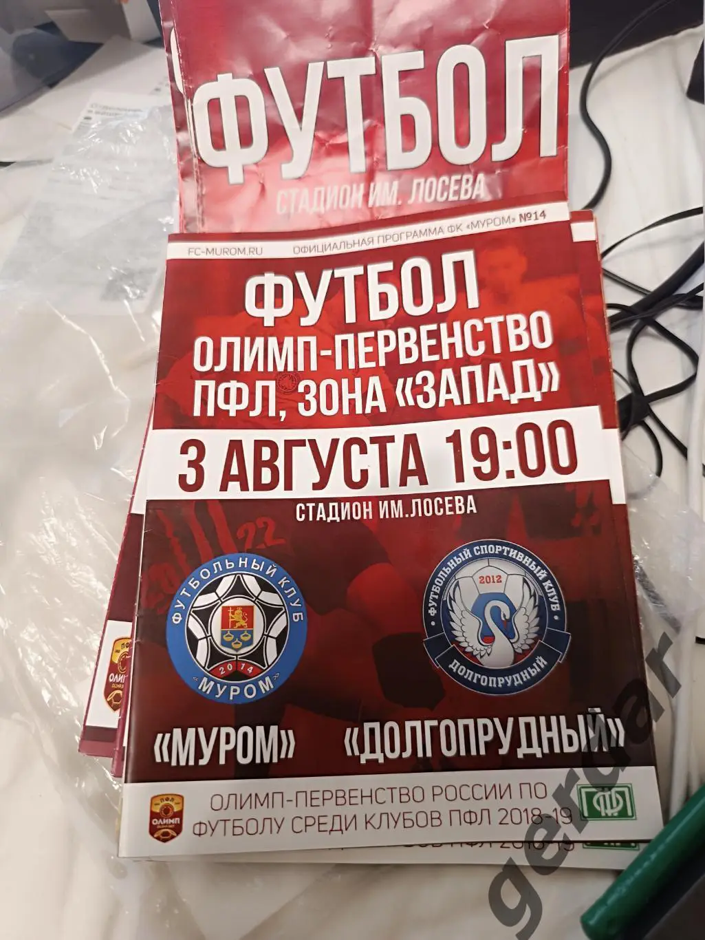 103 Муром Долгопрудный 2018