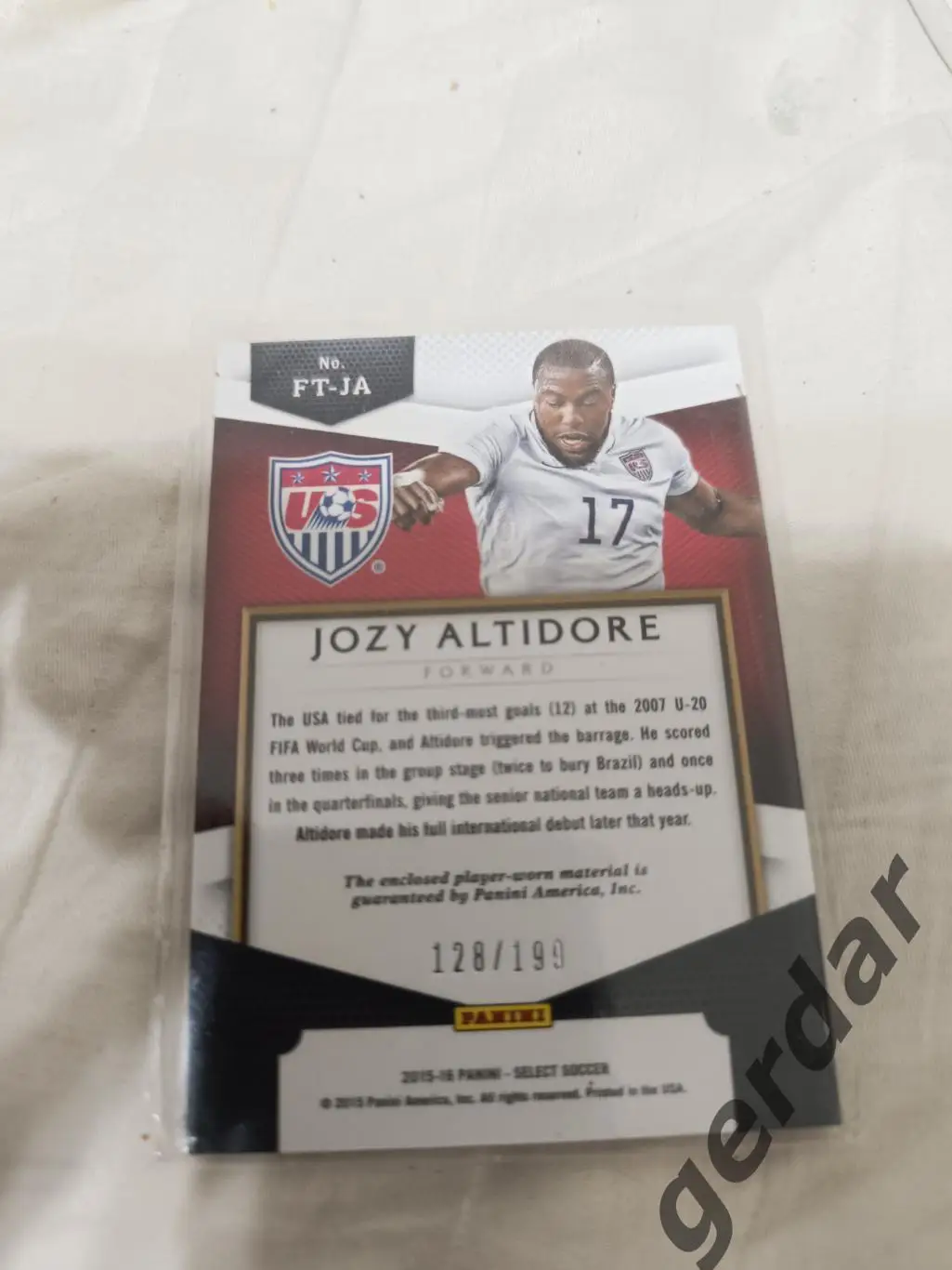 Jozy altidore usa 128/199 1