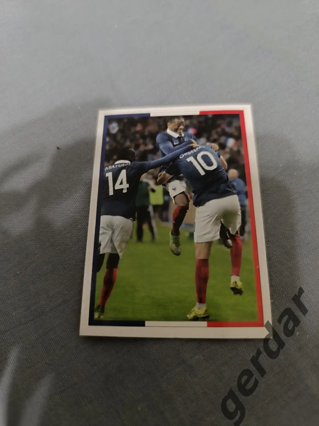 Сборная Франция наклейка вид 8