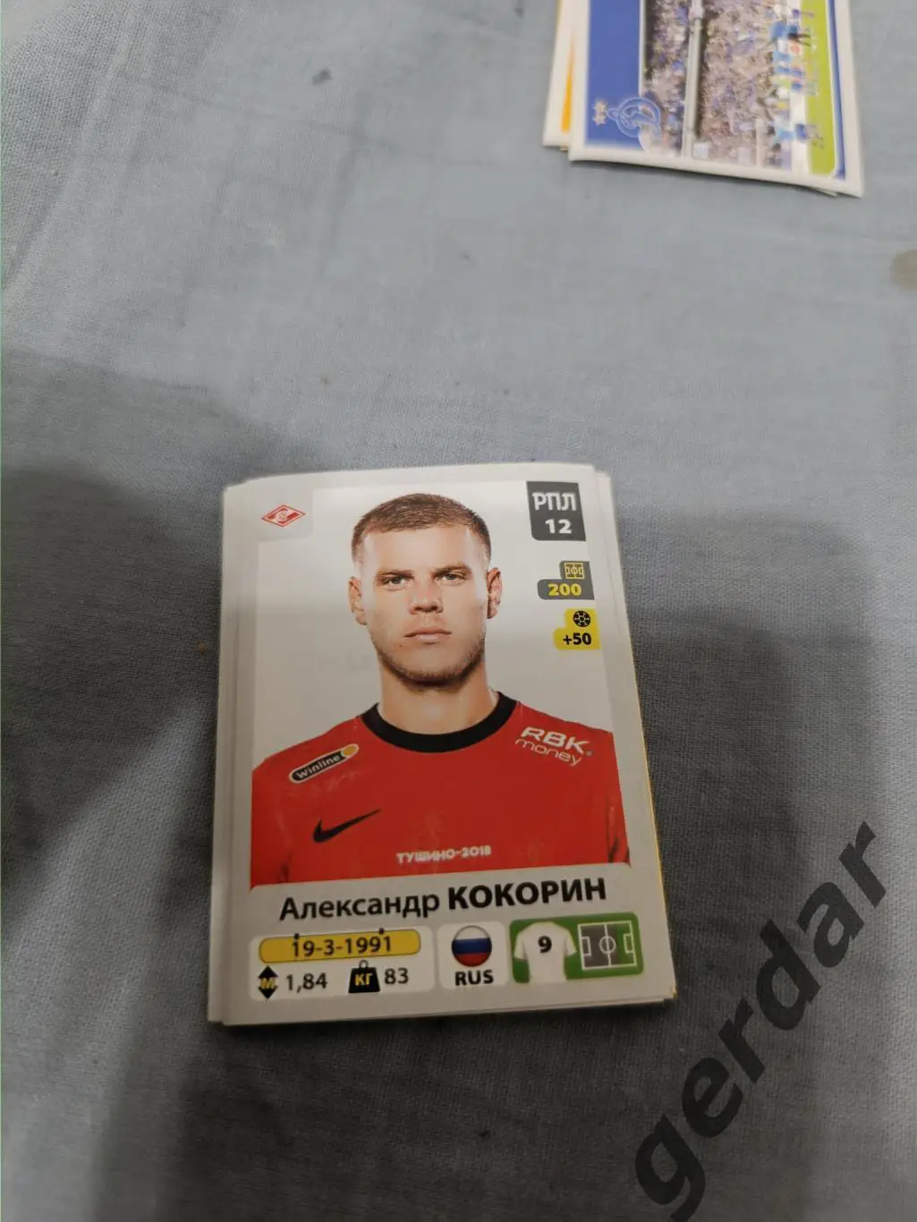 1к Александр Кокорин Спартак москва