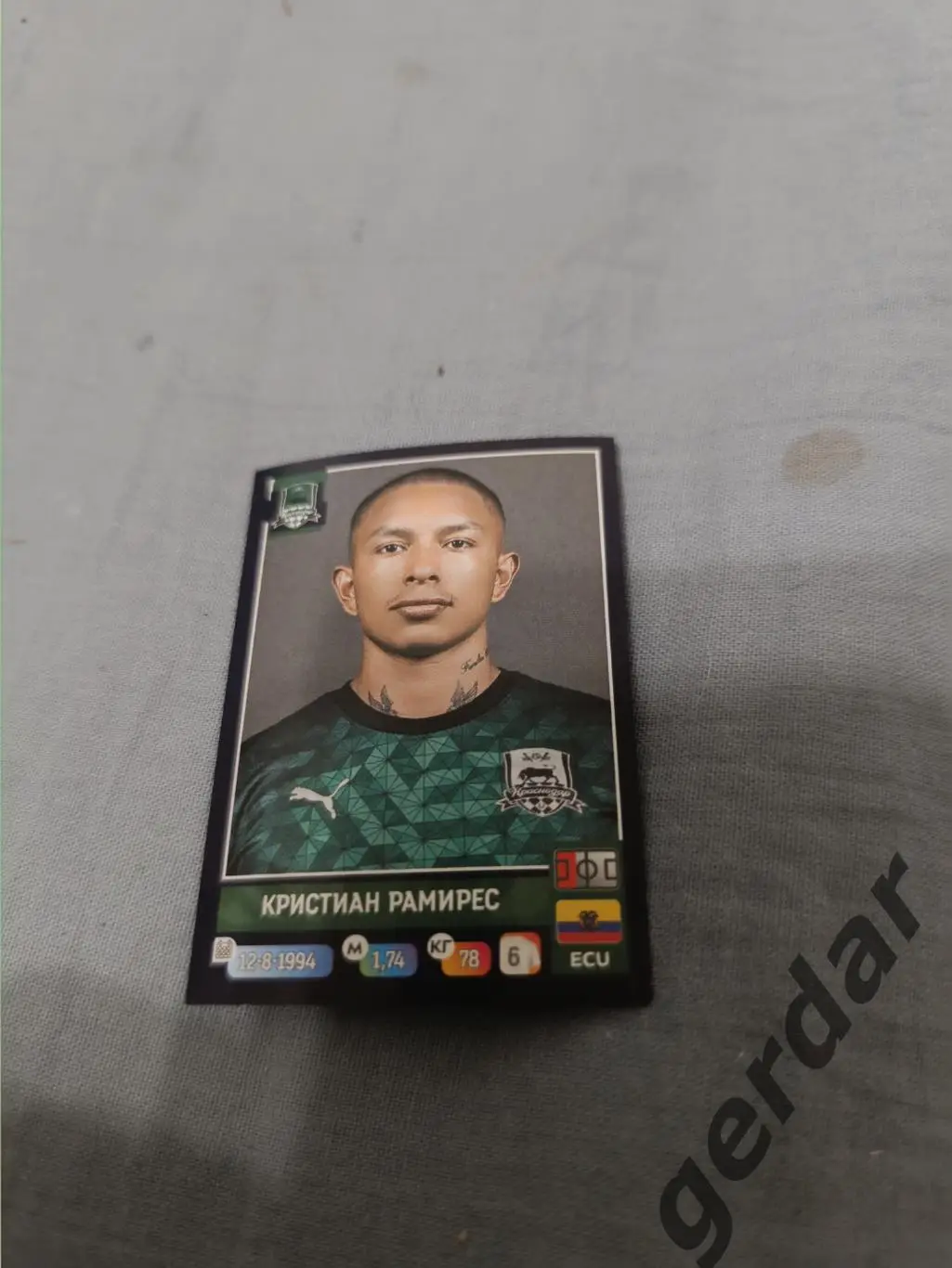 1к кристиан Рамирес Краснодар