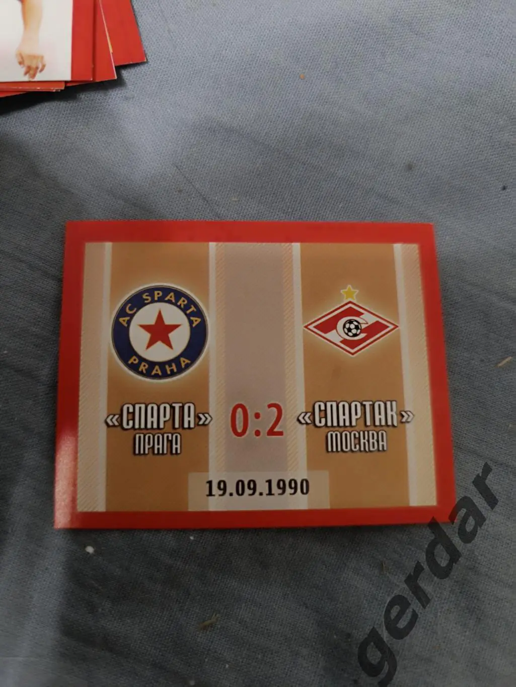 1к спартак Москва наклейка 8