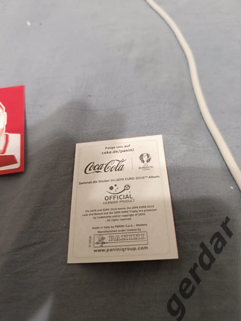 1к Эмре Кан . Германия евро 2016 экстра кока-кола 1