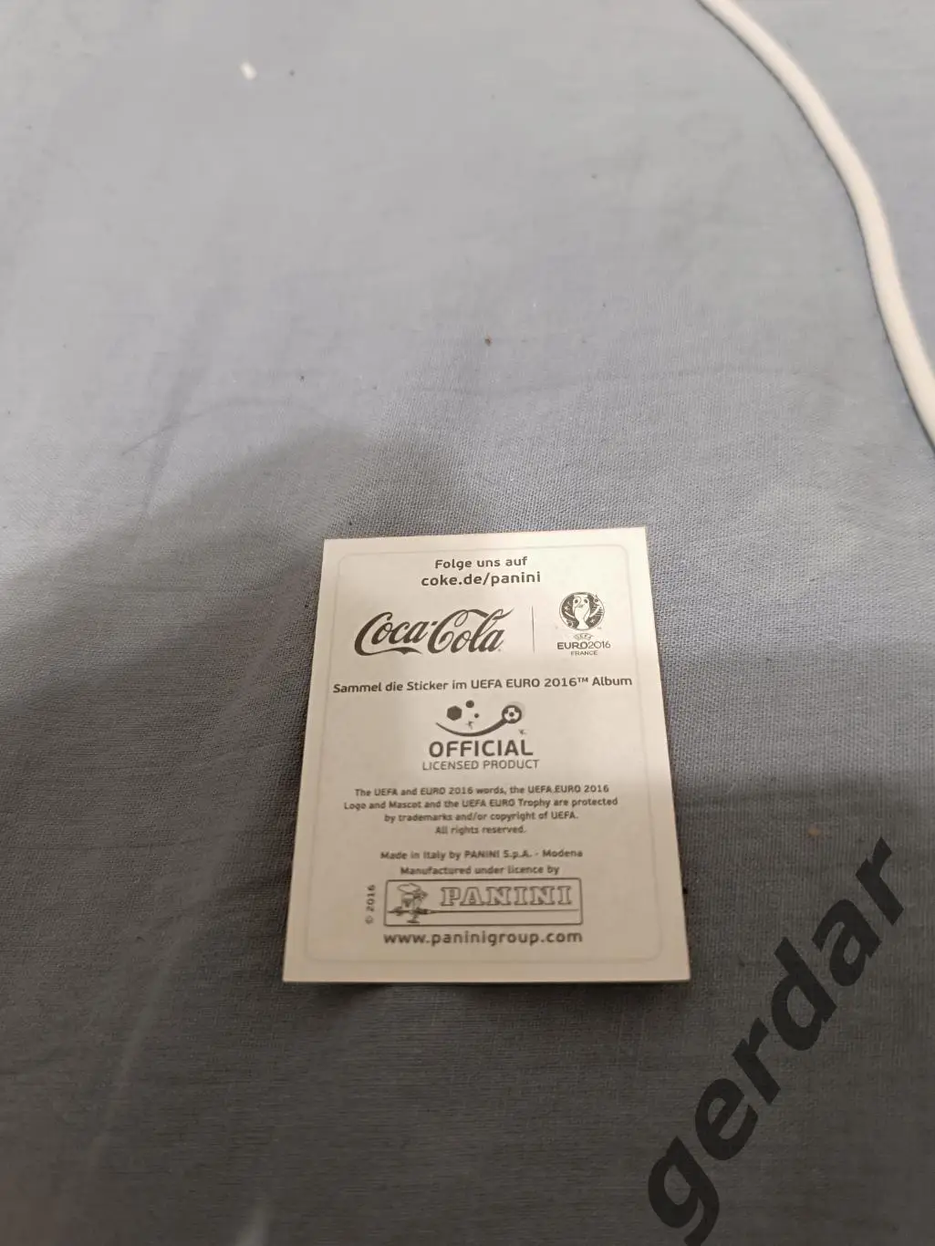 1кКевин Воланд. Германия евро 2016 экстра кока-кола 1