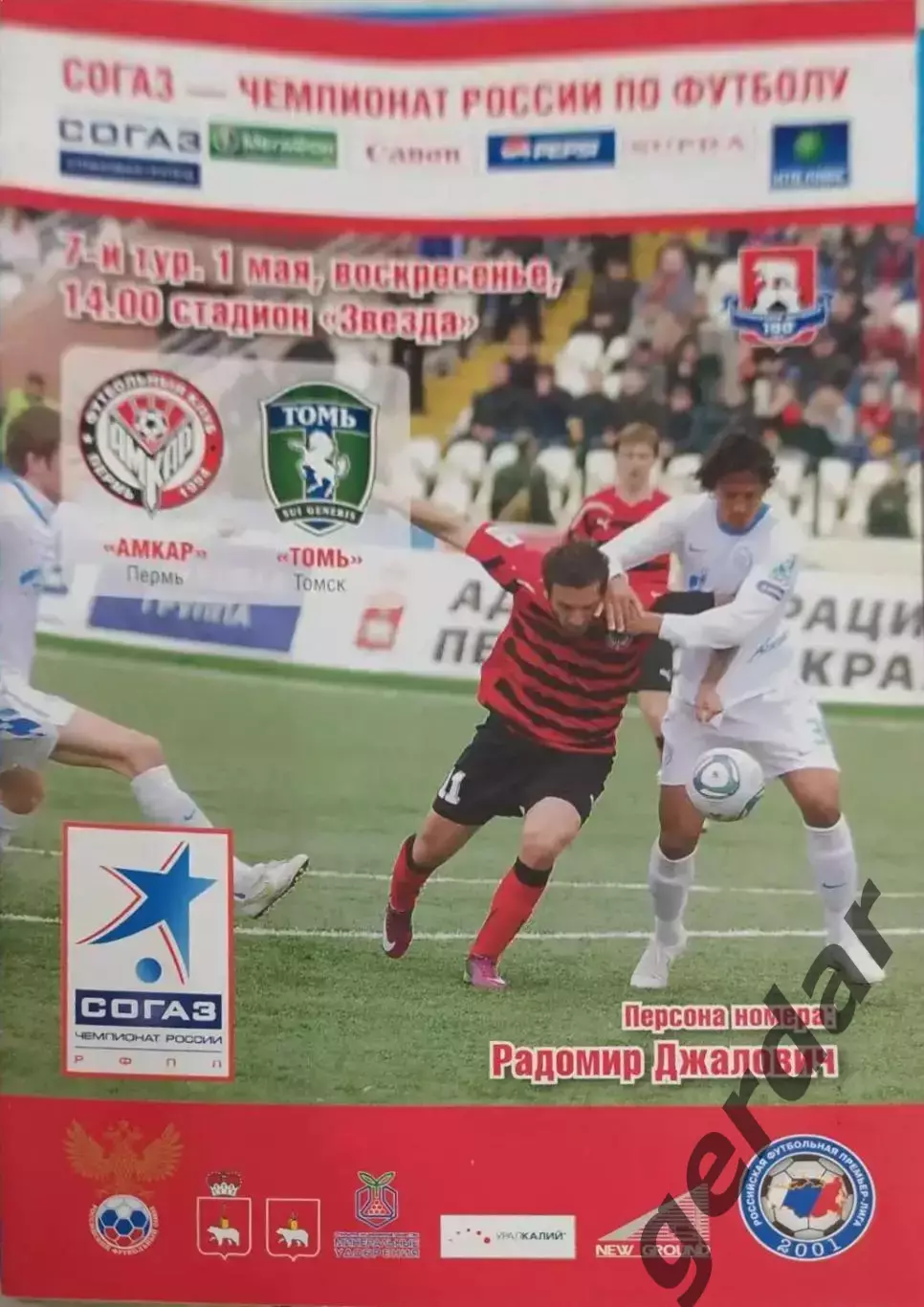 15 Амкар пермь Томь Томск2011