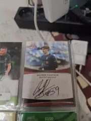 Матвей Сафонов тираж 3 Краснодар . карта с оригинальным автографом