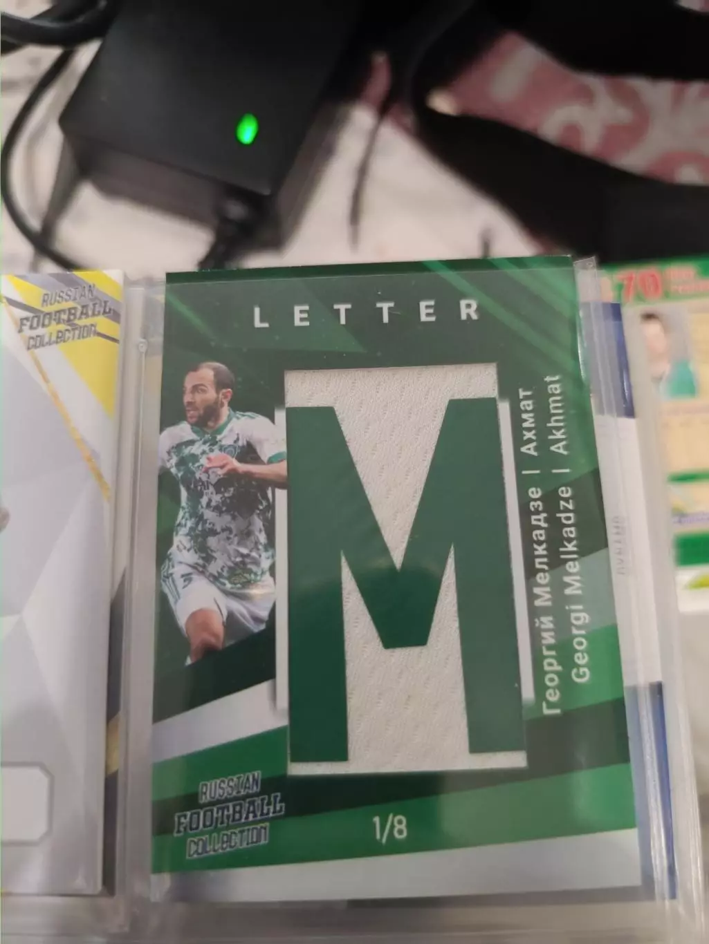 Георгий мелкадзе Ахмат грозный . карта с куском джерси 1/8