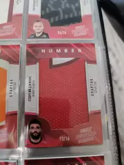 Георгий джикия. Спартак москва. карта с куском джерси вид 2