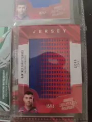 Бактиер зайнутдинов . ЦСКА москва. карта с куском джерси вид 2