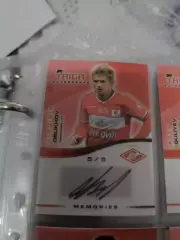 Владимир обухов.Спартак Москва . автограф