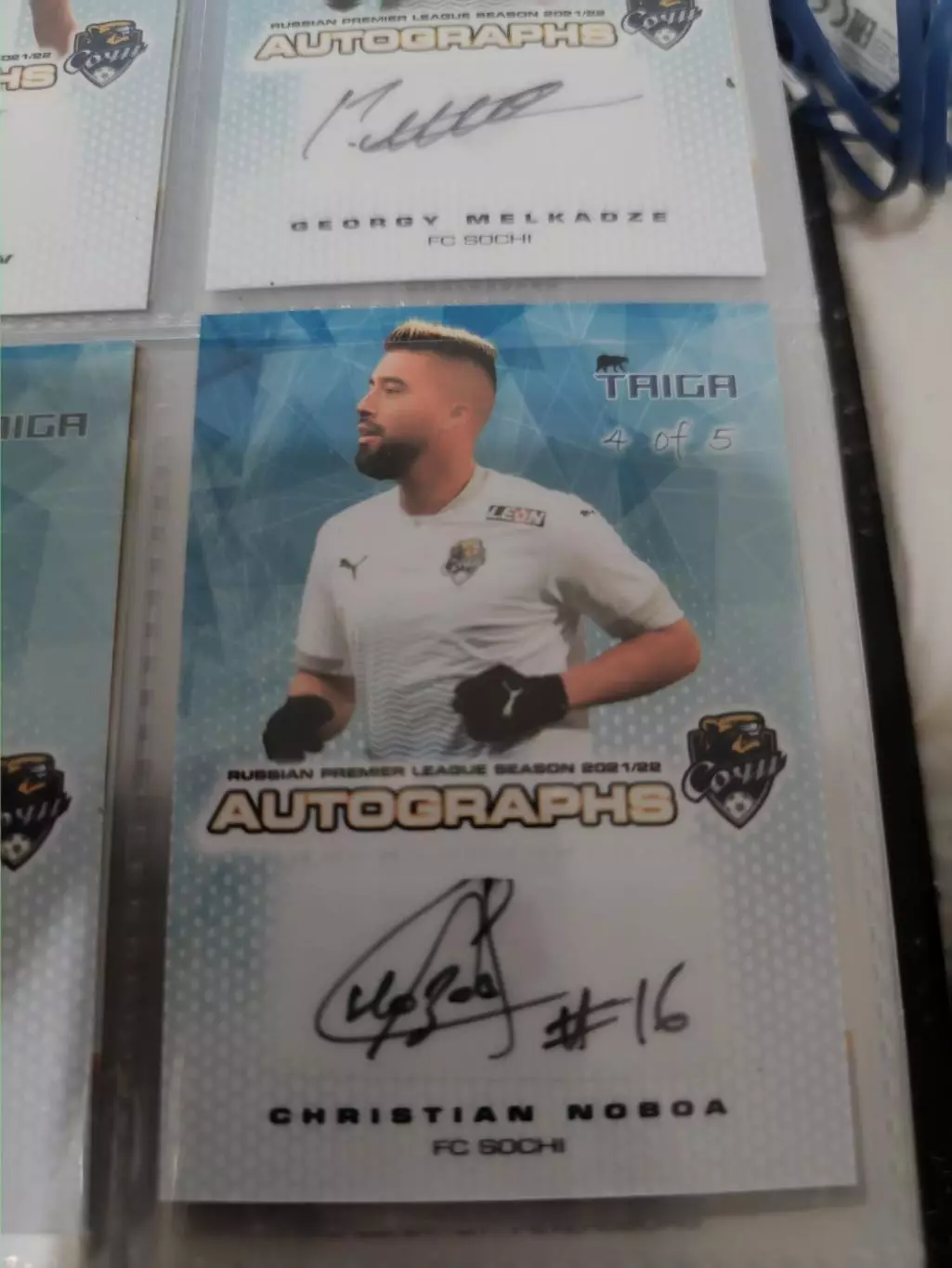 Кристиан нобоа . Сочи . автограф