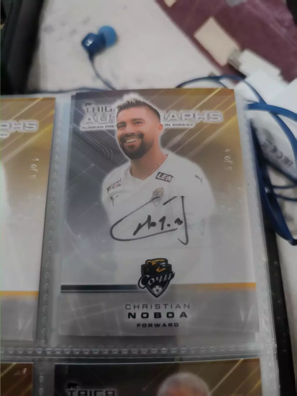 Кристиан нобоа .Сочи . автограф