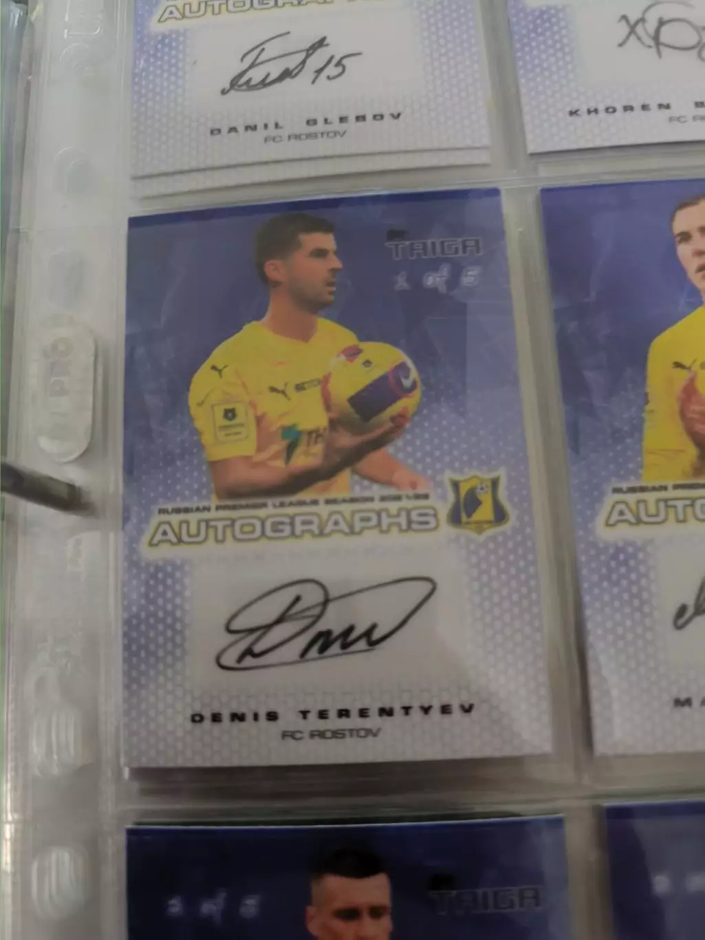 Денис Терентьев . Ростов . автограф