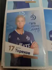 Антон Терехов.Динамо Москва..автограф