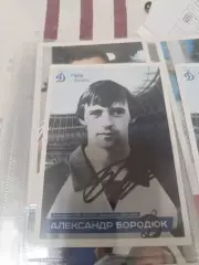 Александр бородюк . Динамо Москва..автограф