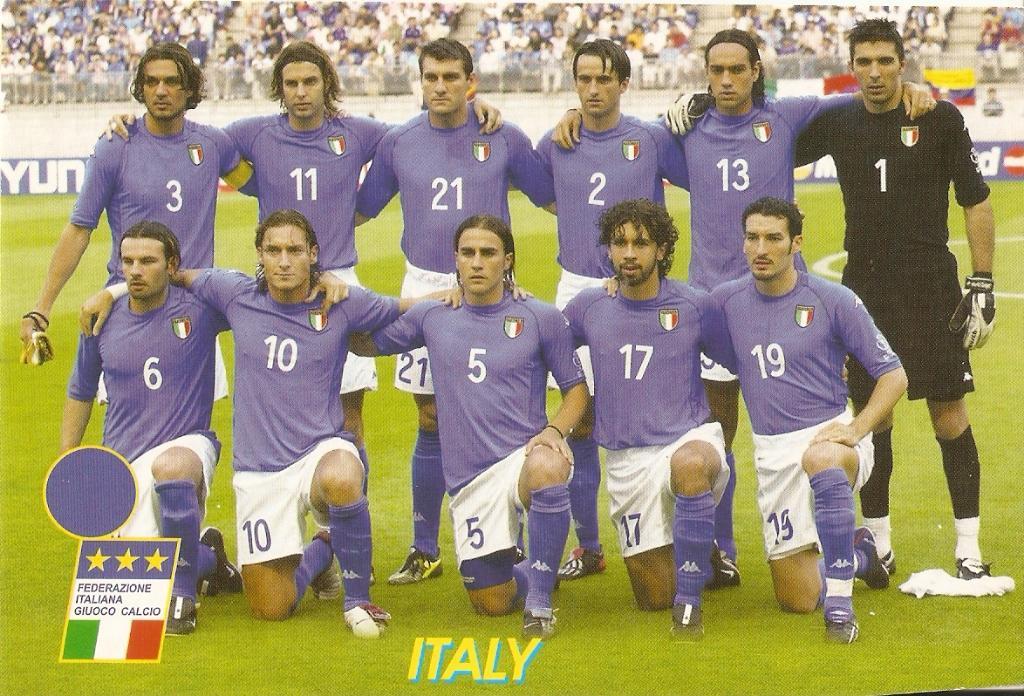 Сборная Италии. (Карточка-фотография. Мой футбол № 111).