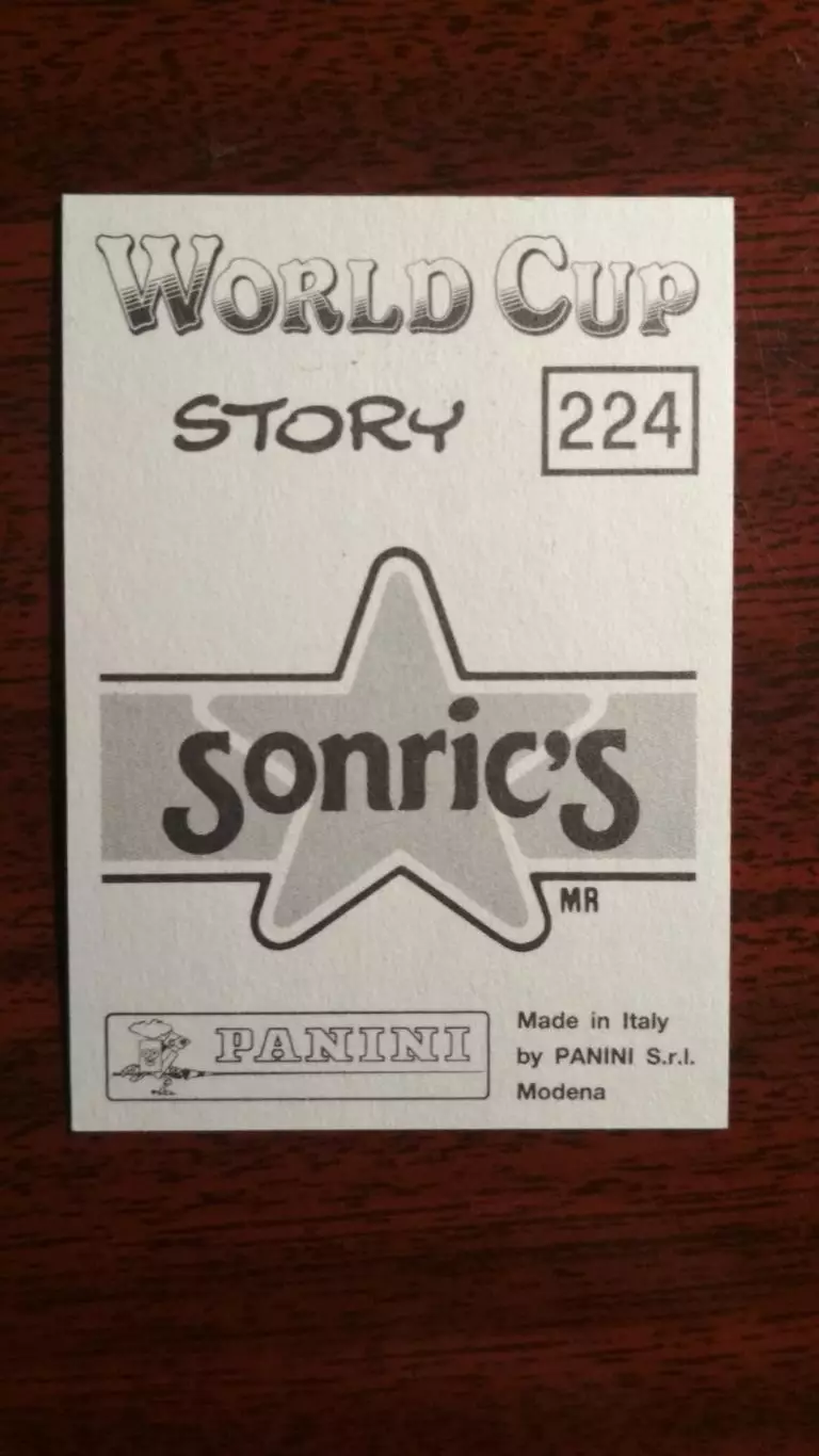 World Cup Story (Panini) 1