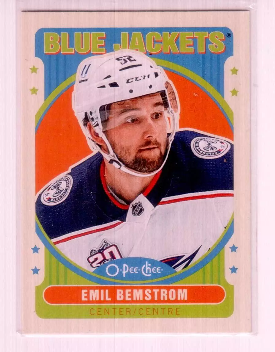 2021-22 O-Pee-Chee Retro #437 Emil Bemstrom