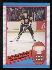 1989-90 O-Pee-Chee #319 Mario Lemieux Ross