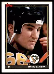 1991-92 Topps #153 Mario Lemieux