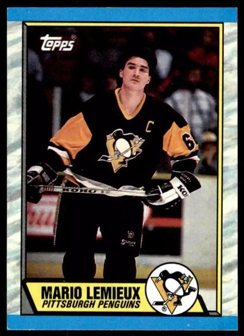 1989-90 Topps #1 Mario Lemieux