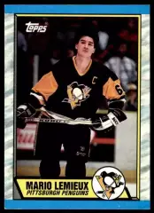 1989-90 Topps #1 Mario Lemieux
