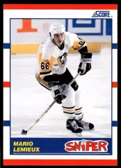 1990-91 Score #337 Mario Lemieux Sniper