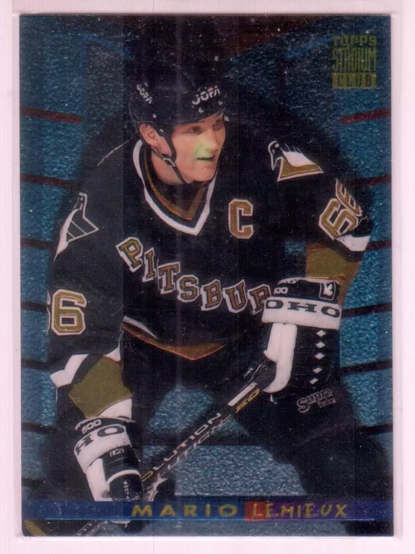 1994-95 Stadium Club Finest Inserts #1 Mario Lemieux