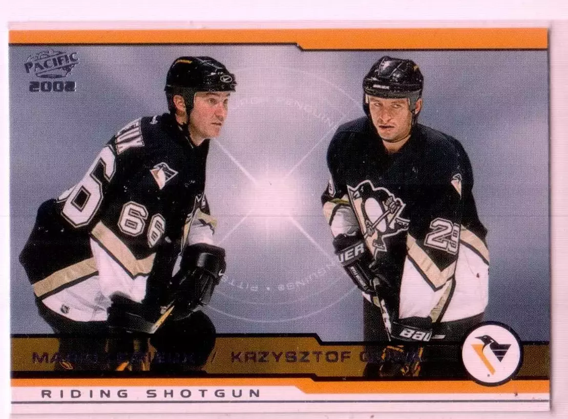 2001-02 Pacific #419 Mario Lemieux/Krzysztof Oliwa