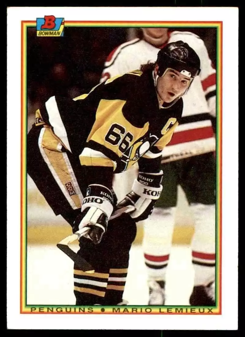 1990-91 Bowman #204 Mario Lemieux