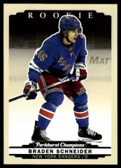 2022-23 Parkhurst Champions #262 Braden Schneider RC