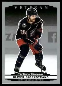 2022-23 Parkhurst Champions Silver #75 Oliver Bjorkstrand